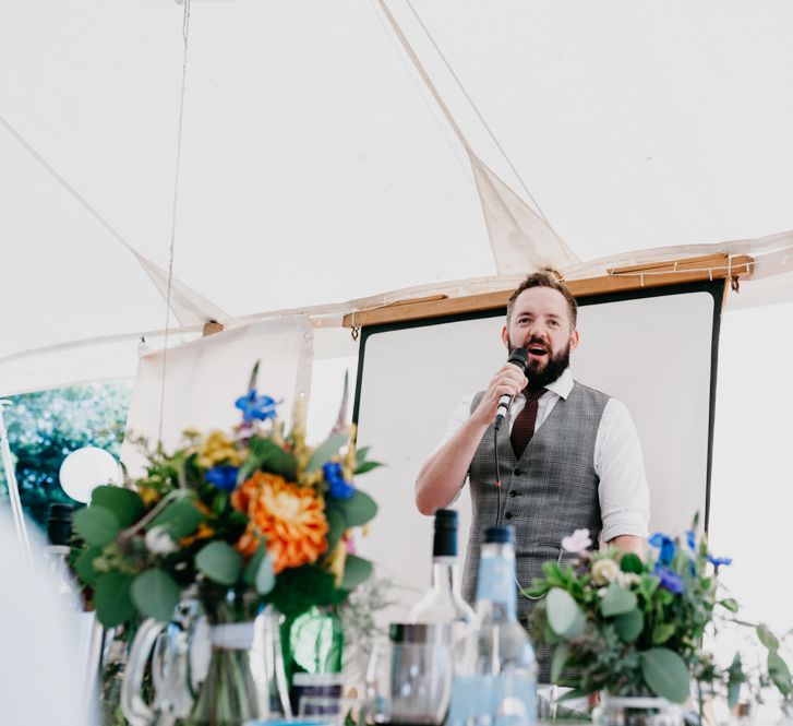 Groom in Reiss Suit | Andrew Brannan Photography