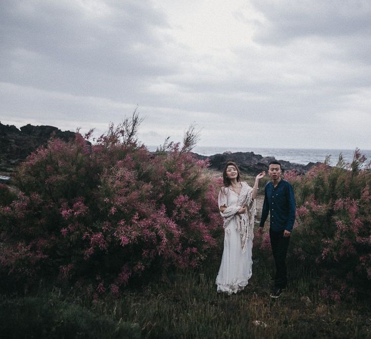 Intimate Elopment in Spain | Bride in Immacle Wedding Dress | Images by Serafin Castillo