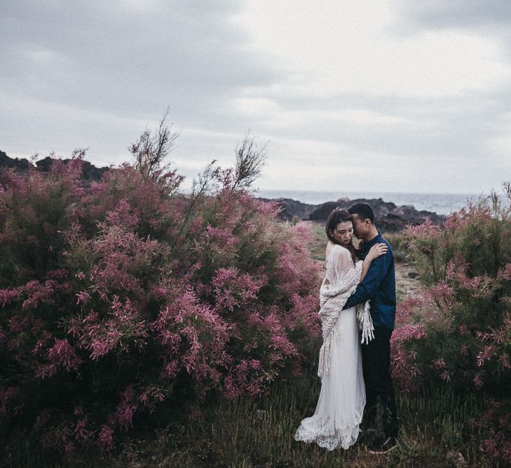 Intimate Elopment in Spain | Bride in Immacle Wedding Dress | Images by Serafin Castillo