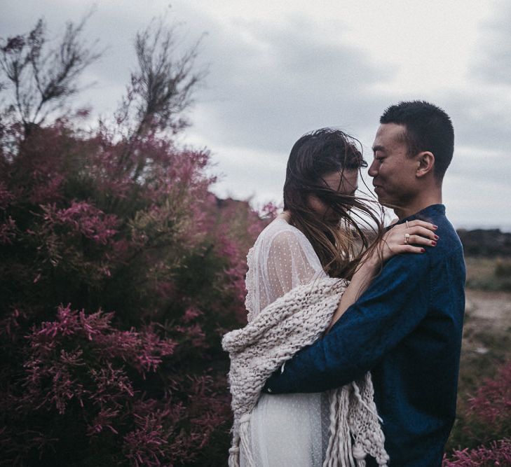 Intimate Elopment in Spain | Bride in Immacle Wedding Dress | Images by Serafin Castillo