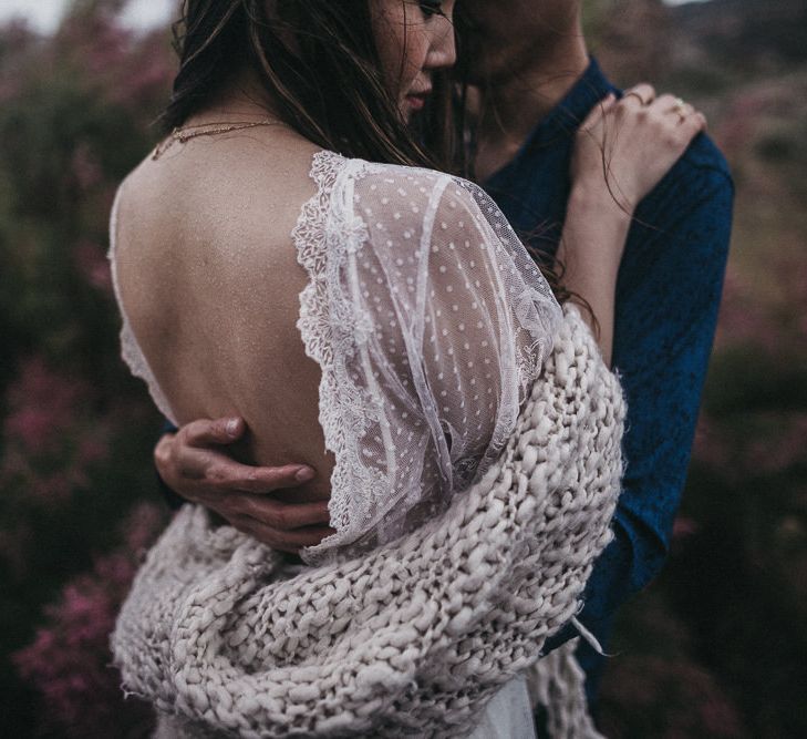 Intimate Elopment in Spain | Bride in Immacle Wedding Dress | Images by Serafin Castillo