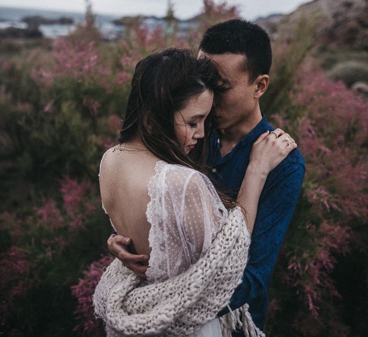 Intimate Elopment in Spain | Bride in Immacle Wedding Dress | Images by Serafin Castillo