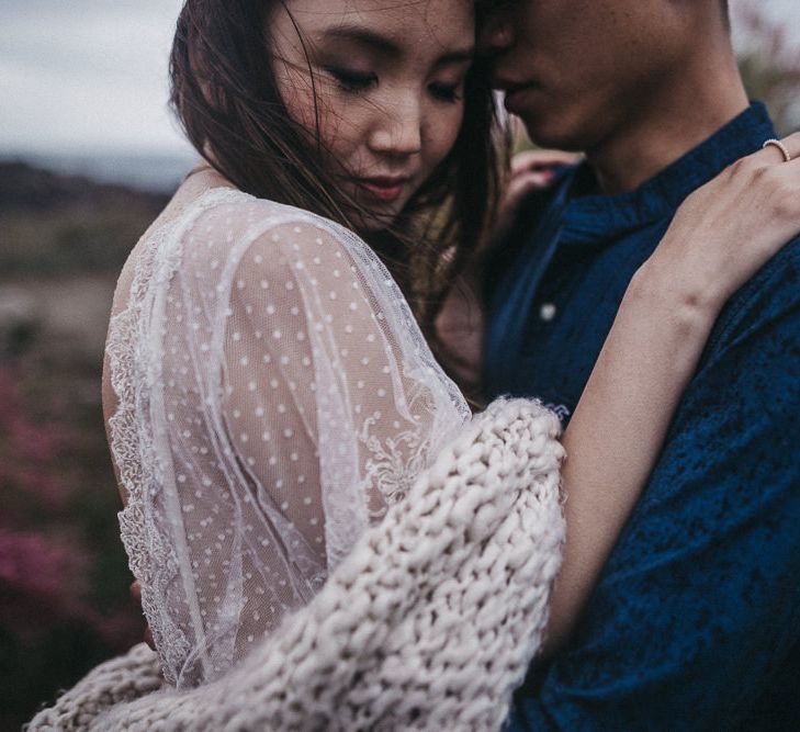 Intimate Elopment in Spain | Bride in Immacle Wedding Dress | Images by Serafin Castillo