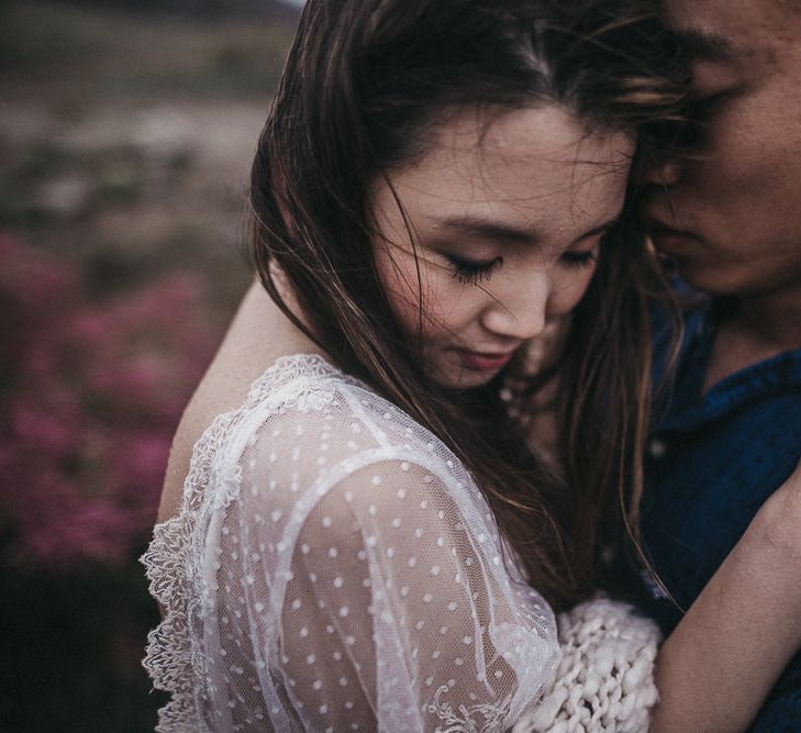 Intimate Elopment in Spain | Bride in Immacle Wedding Dress | Images by Serafin Castillo