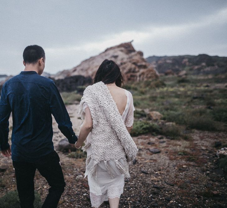 Intimate Elopment in Spain | Bride in Immacle Wedding Dress | Images by Serafin Castillo