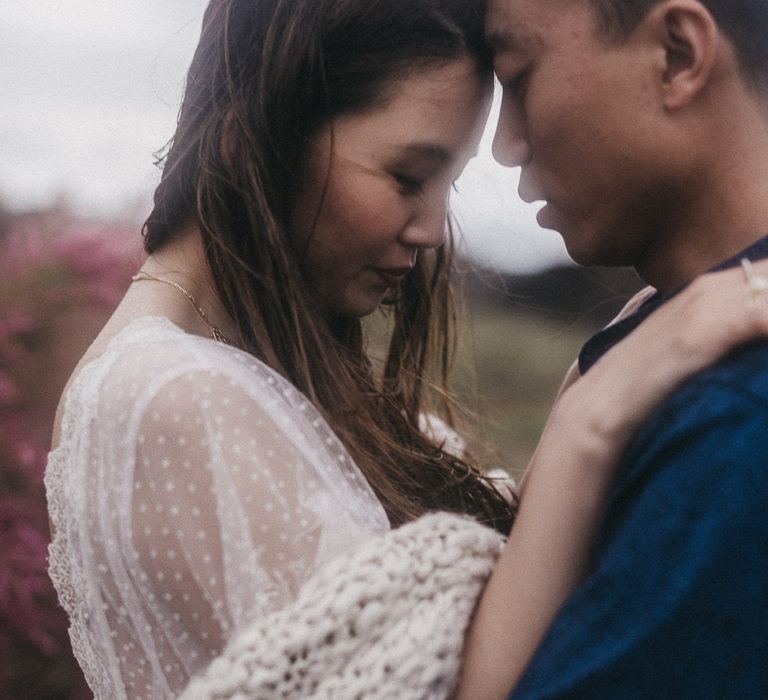 Intimate Elopment in Spain | Bride in Immacle Wedding Dress | Images by Serafin Castillo