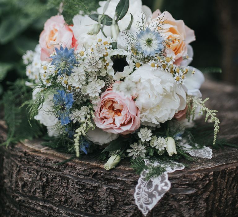 Pastel Wedding Bouquet