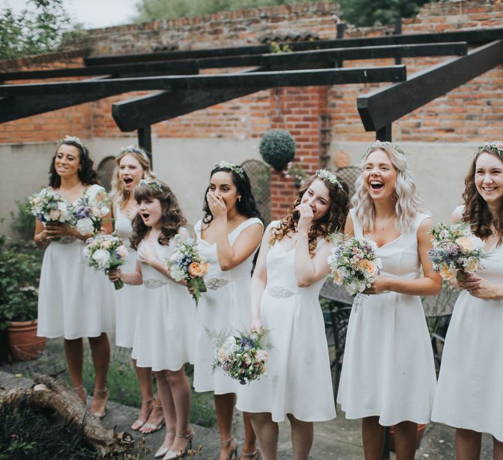 Wedding Party In All White