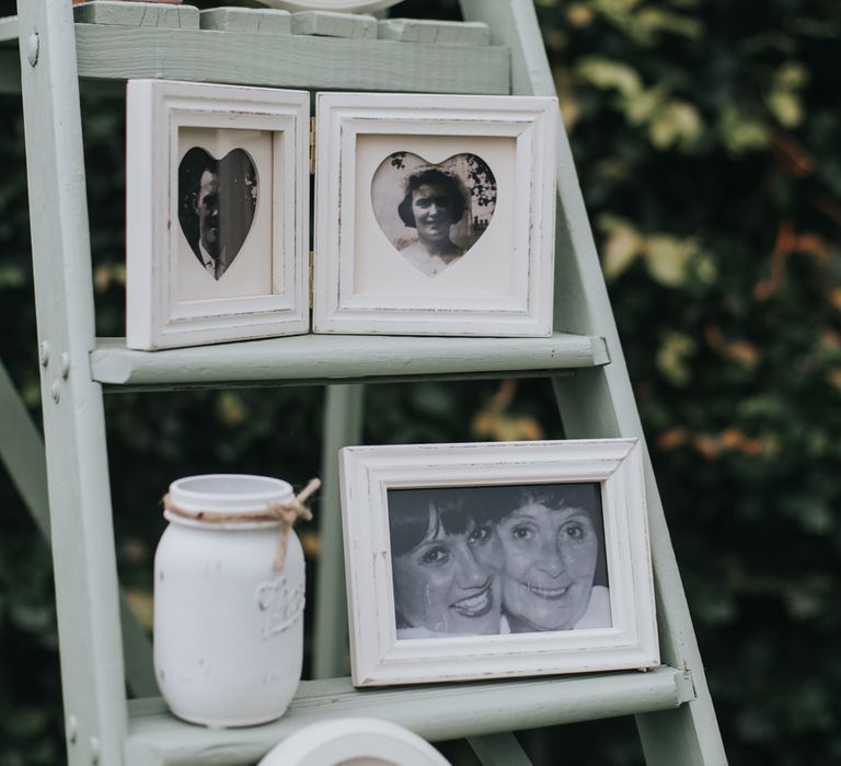 Vintage Family Photographs Wedding Decor