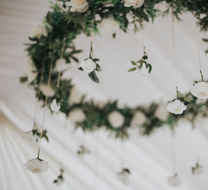 Floral Chandelier For Marquee