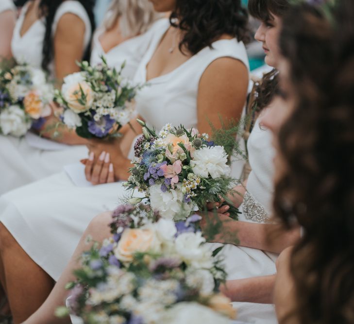 Wedding Party In All White