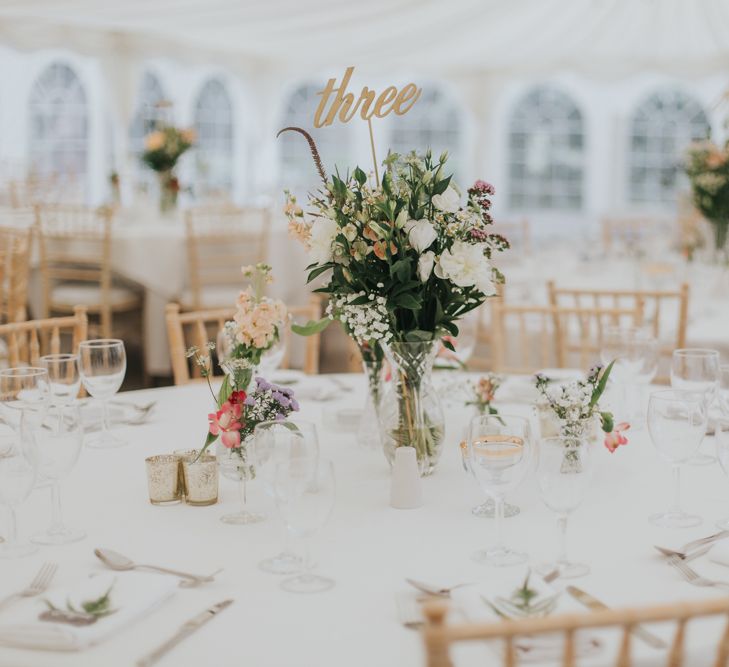 Floral Table Centrepieces