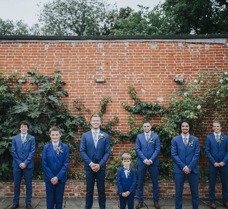 Groomsmen In Blue