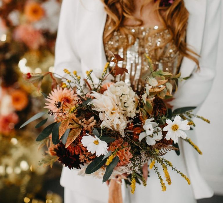 Autumn wedding bouquet