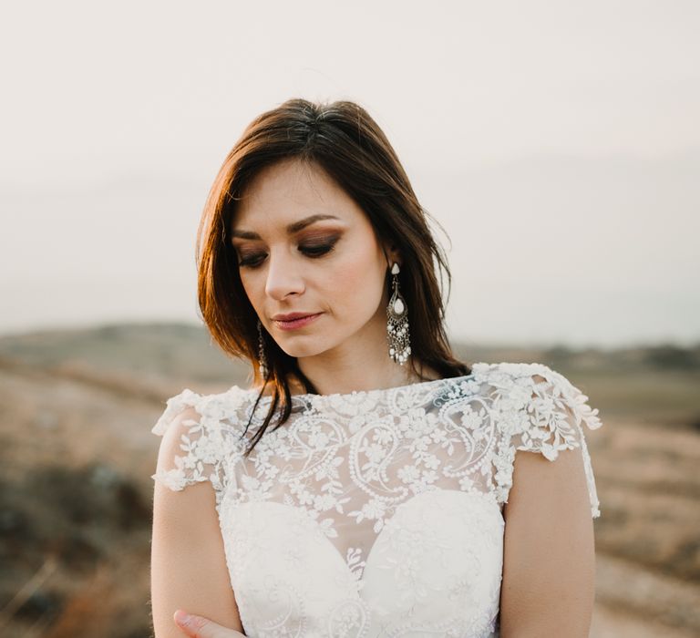 Boho Bride in Napolitano Trotta Maison Embellished Wedding Dress &amp; Boots | A Wild Bohemian Bride in the Majella National Park, Abruzzo, Italy | Planned &amp; Styled by Antonia Luzi | Federico Lanuto Photography