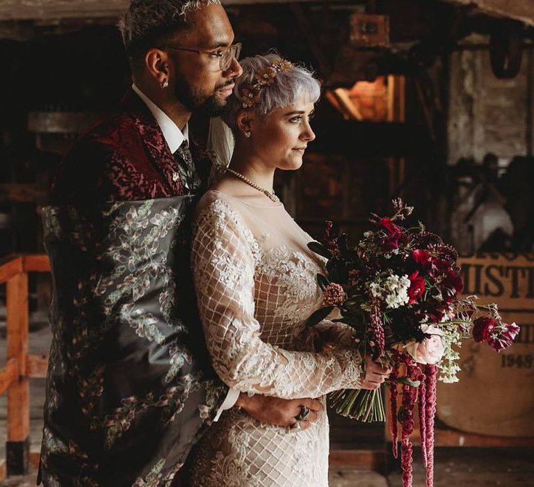 Sharon Cudworth Photography bride and groom portrait