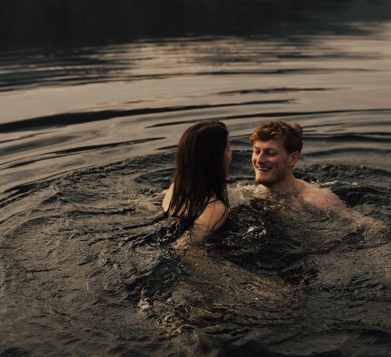 Dirty Dancing Lake Lift Engagement Shoot at Lake Coniston in the Lake District by ALifeLessOrdinary Photography