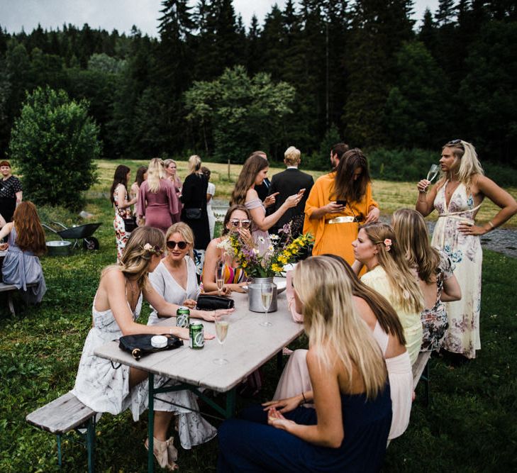 Woodland Wedding in Oslo, Norway | Through The Woods We Ran