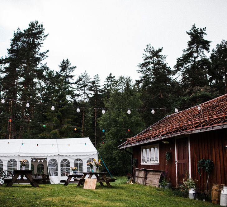 Woodland Wedding in Oslo, Norway | Through The Woods We Ran