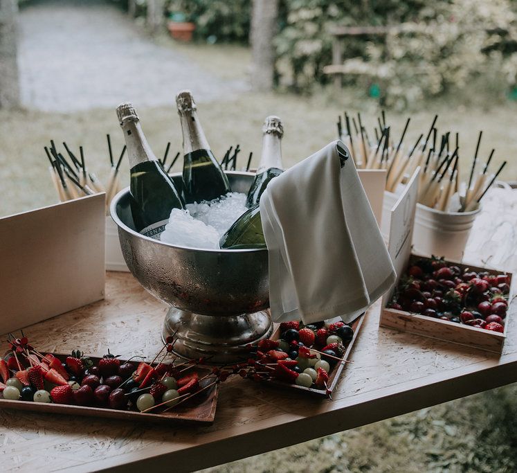 Spanish Food For Destination Wedding // Bamboo Furniture For Destination Wedding In Spain With Planning From El Mono Con Sombrero With Images By AHR Photos Spanish Wedding Photography