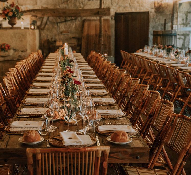 Bamboo Furniture For Destination Wedding In Spain With Planning From El Mono Con Sombrero With Images By AHR Photos Spanish Wedding Photography