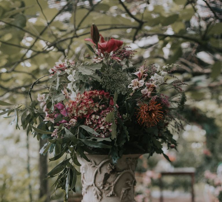 Outdoor Wedding Ceremony // Bamboo Furniture For Destination Wedding In Spain With Planning From El Mono Con Sombrero With Images By AHR Photos Spanish Wedding Photography