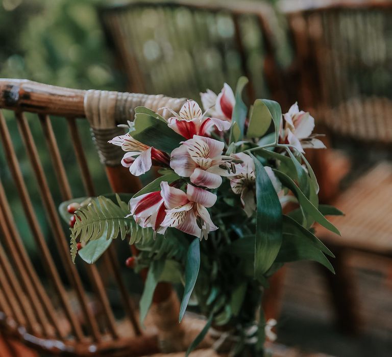 Outdoor Wedding Ceremony // Bamboo Furniture For Destination Wedding In Spain With Planning From El Mono Con Sombrero With Images By AHR Photos Spanish Wedding Photography