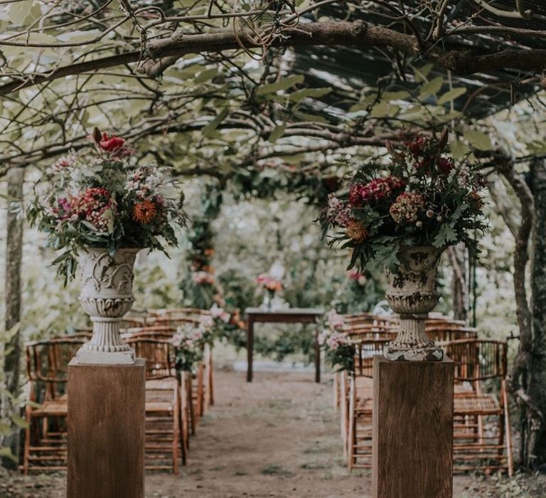 Bamboo Furniture For Destination Wedding In Spain With Planning From El Mono Con Sombrero With Images By AHR Photos Spanish Wedding Photography