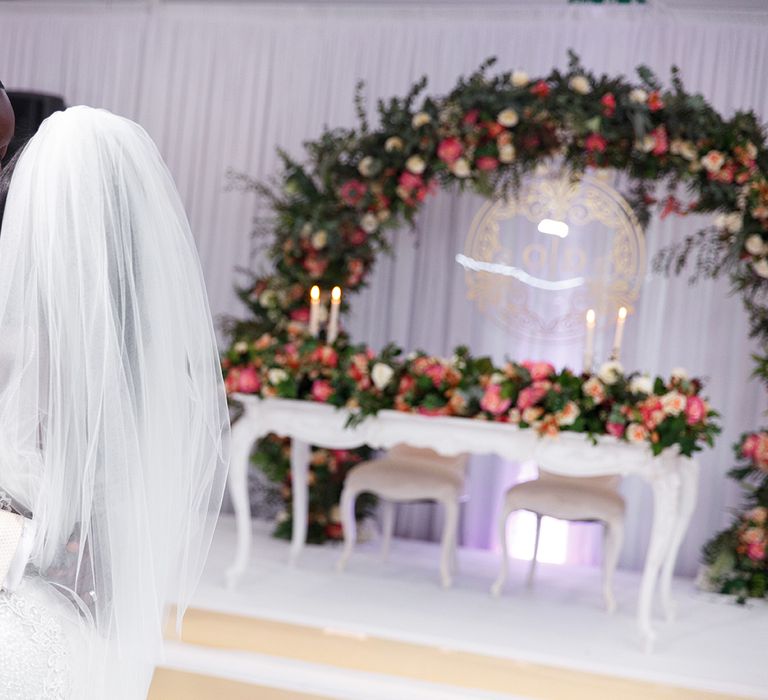 Floral Arch Installation