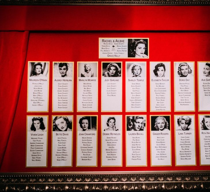 Hollywood Icons Table Plan