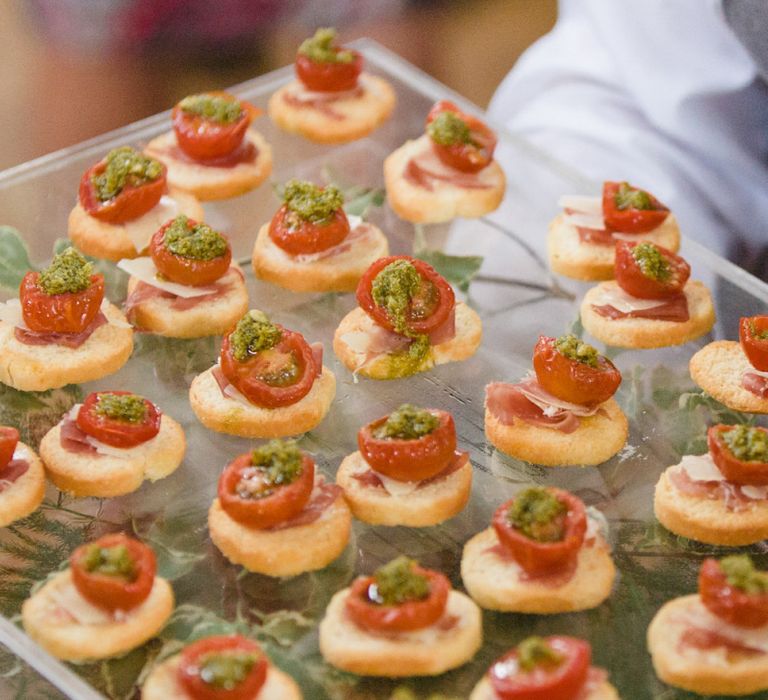 Bruschetta Wedding Canapés