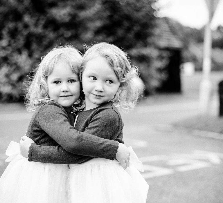 Autumnal Village Wedding with Deep Red &amp; Blue Colour Scheme at Ramster Hall, Surrey | Watters Bridal Gown | Warehouse Bridesmaid Dresses | Navy Suit Supply Suits | Tony Hart Photo