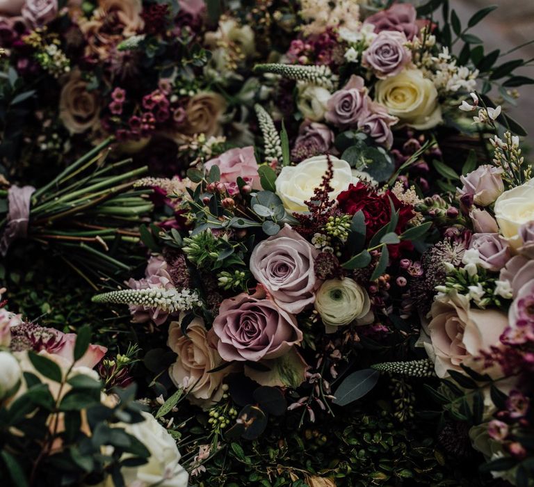 Dusky winter florals by  Issy and Bella Floral Design