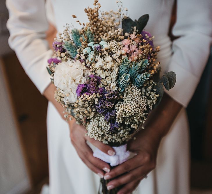 Dried Flower Wedding Bouquet