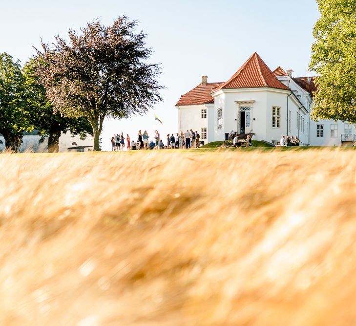 Traditional Green/Blue Danish Wedding at Scandinavian Country House, Jomfruens Egede in Faxe, Denmark | John Barwood Photography