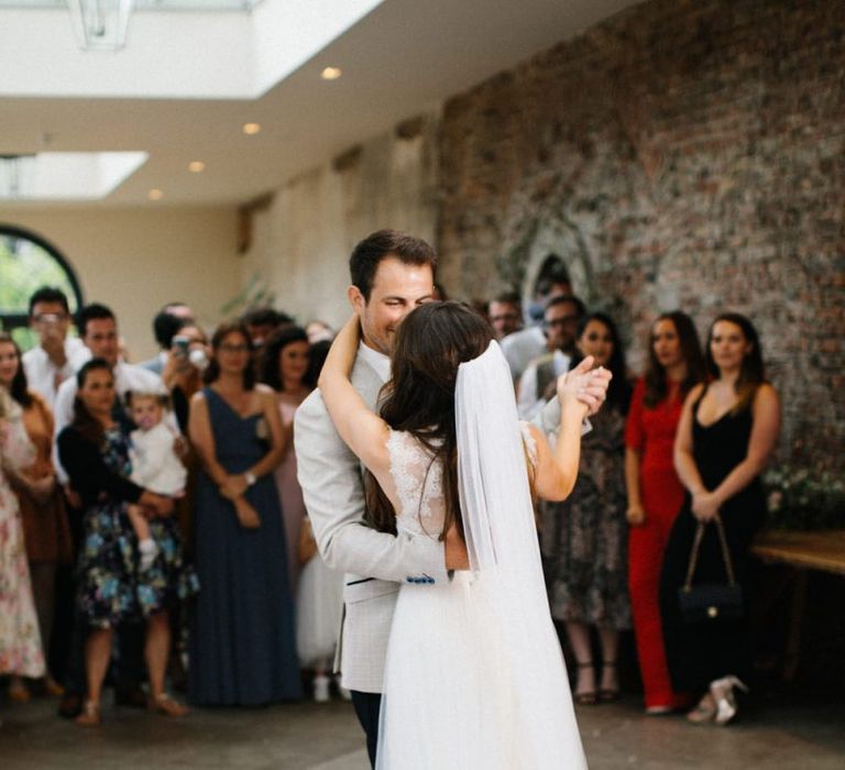 Bride and Groom First Dance at Middleton Lodge