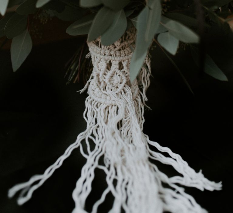 Macrame Bouquet Wrap