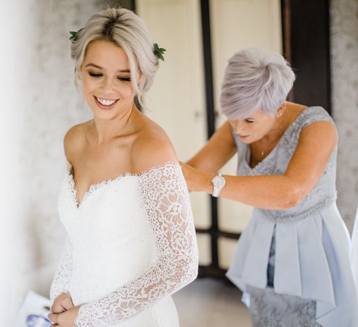 Dewsall Court Wedding With Bride In Fishtail Gown 'Adele' By Augusta Jones With Images From Chris Barber Photography And Film From Blooming Lovely Films