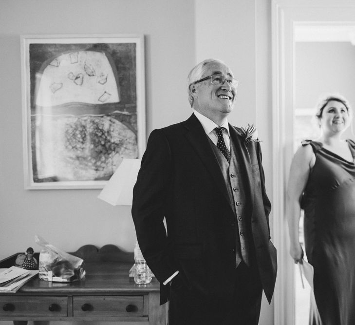 Church Wedding Ceremony | Bride in Karen Willis Holmes | Groom in Custom Made Suit by Suit Supply | Summer Wedding at Family Home in Kent | Glass Marquee from Academy Marquees | Frances Sales Photography