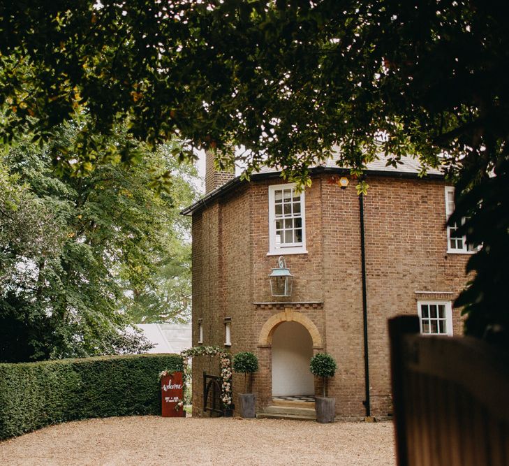 Church Wedding Ceremony | Bride in Karen Willis Holmes | Groom in Custom Made Suit by Suit Supply | Summer Wedding at Family Home in Kent | Glass Marquee from Academy Marquees | Frances Sales Photography