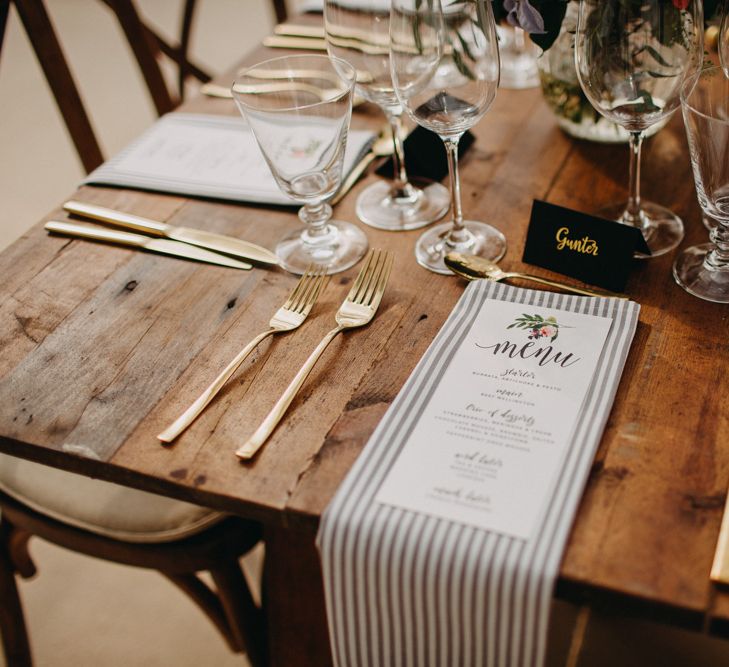 Soft gold Finishes | Hand Stitched Linen Napkins | Bride in Karen Willis Holmes | Groom in Custom Made Suit by Suit Supply | Summer Wedding at Family Home in Kent | Glass Marquee from Academy Marquees | Frances Sales Photography