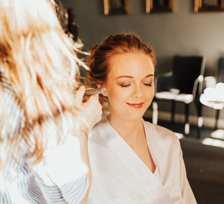 Bridal makeup for Askham Hall wedding