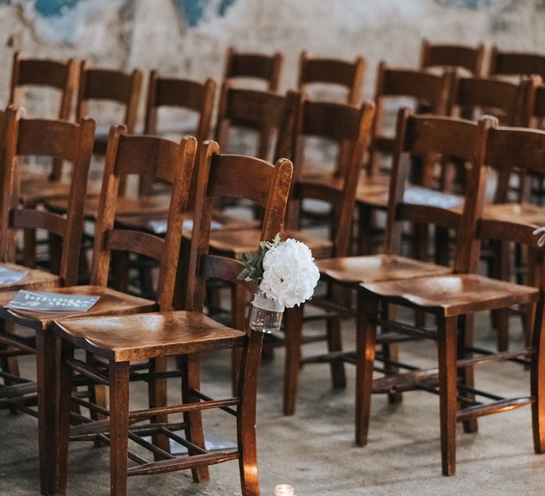 Asylum Chapel Wedding Ceremony // The Groucho Club Private Members Club London Wedding With Bride In Sequinned Dress &amp; Flowers By Daisy Ellen Images By Miss Gen Photography