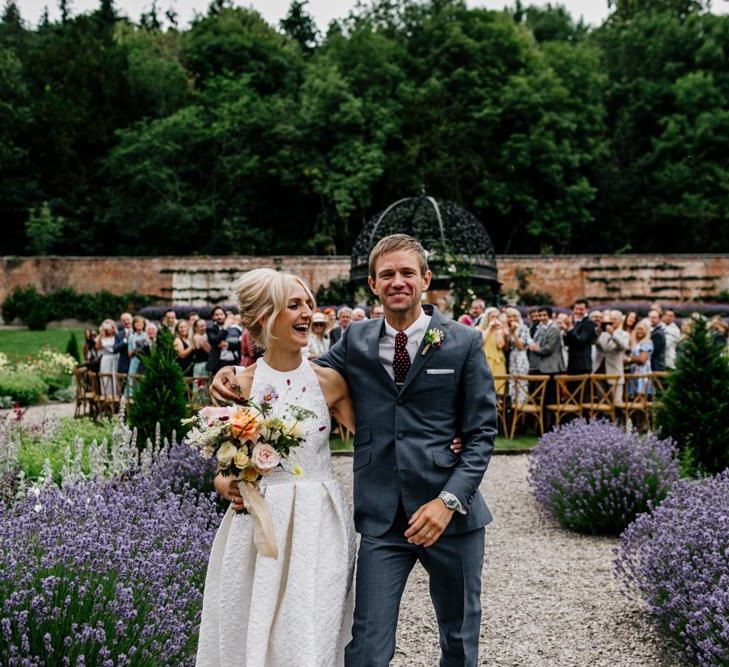 Bride and Groom After Ceremony