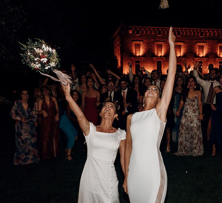 Brides during their first dance