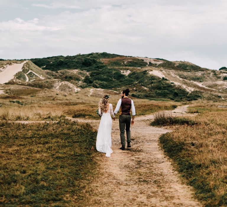 Jersey wedding with rustic decor