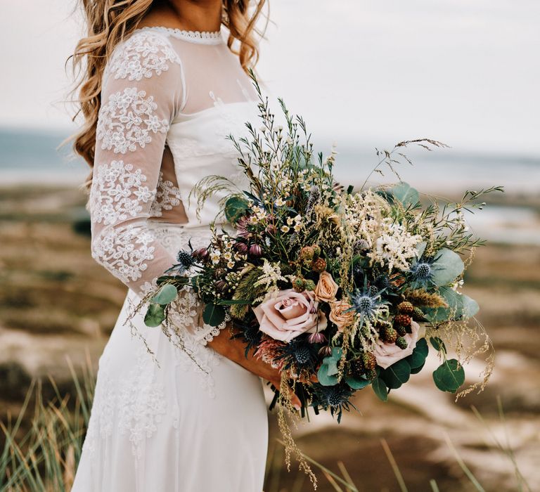 Wild flower dried bouquet