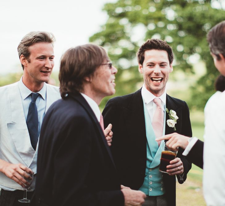 Groom in Morning Suit | Pastel Wedding at Appuldurcombe on the Isle of Wight | Maryanne Weddings Photography | Wight Weddings