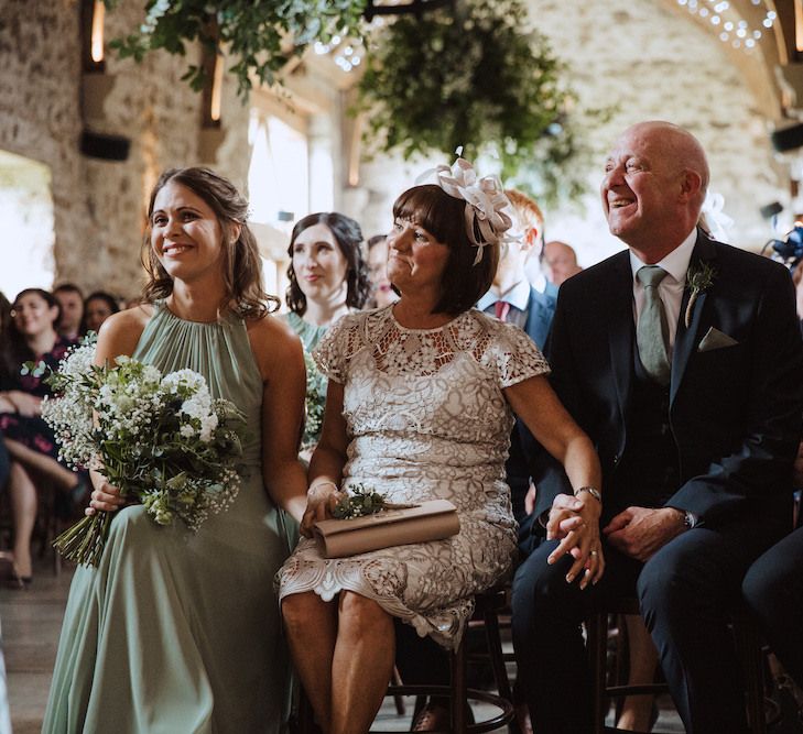 Grooms Family Watching the Gay Wedding Ceremony