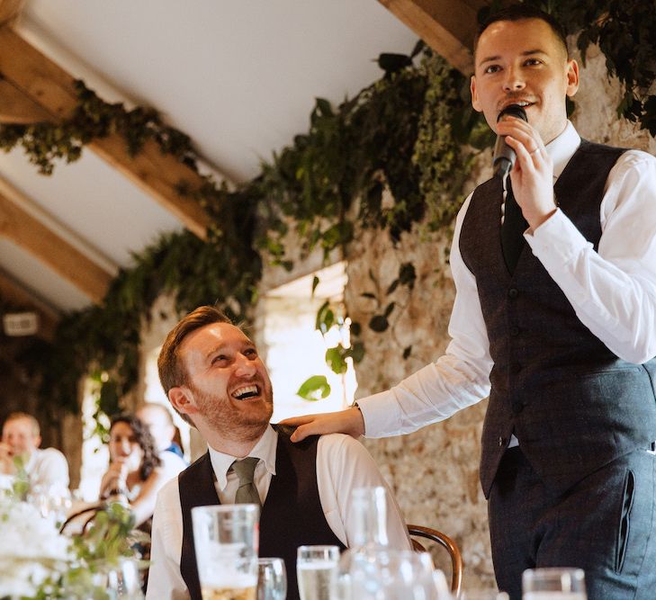 Grooms Wedding Speech at Healey Barn